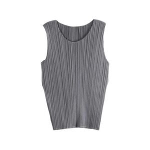 Pleats Please Grey Tops - Vests & Tank Tops Women